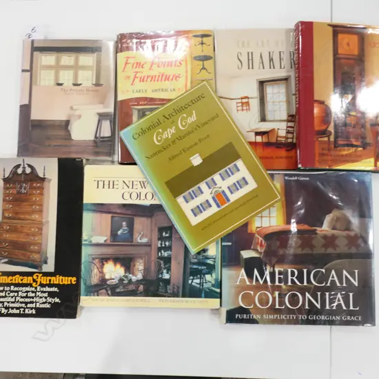 EIGHT PUBLICATIONS: EARLY AMERICAN FURNITURE